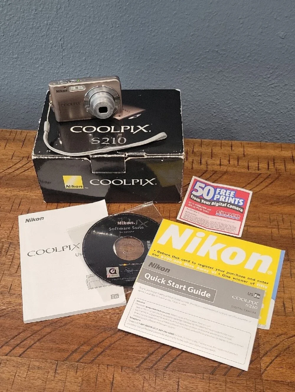Nikon COOLPIX Compact Digital Camera - Silver